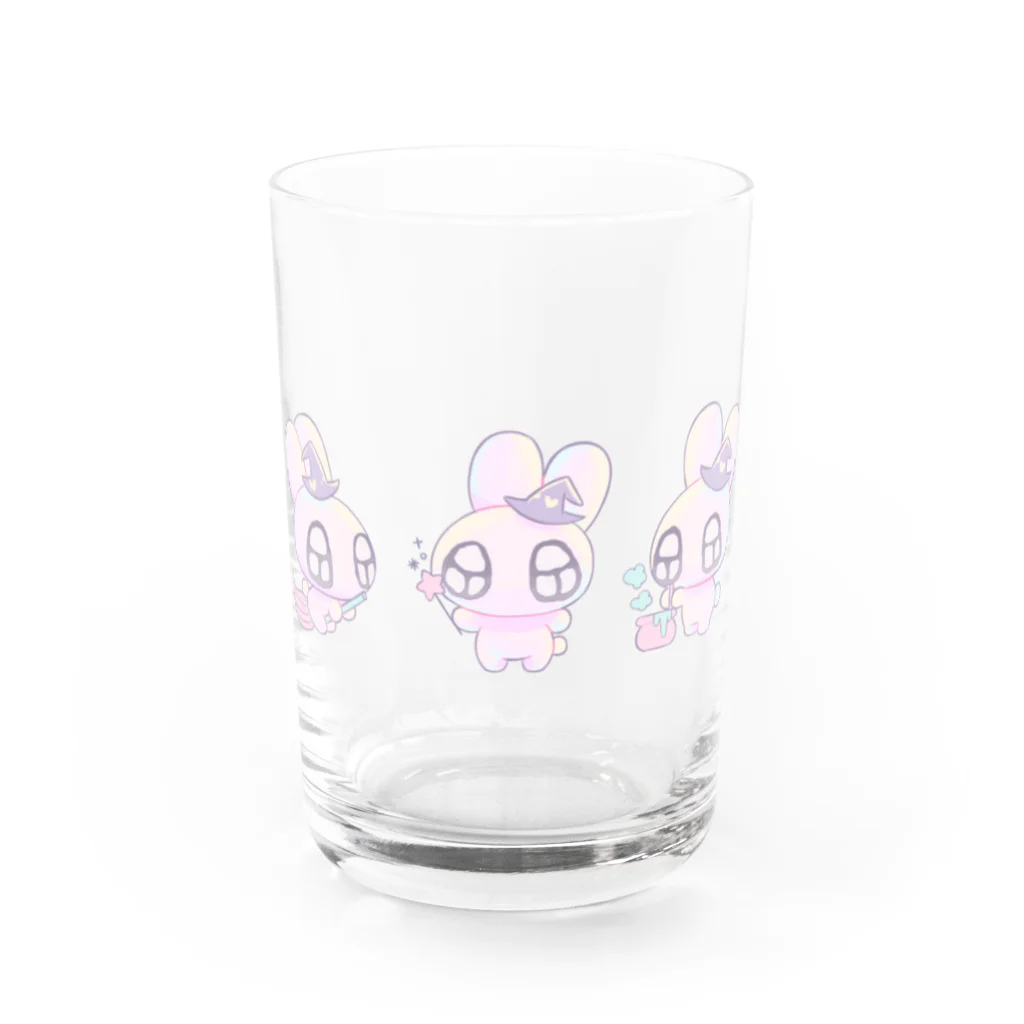 アラカワナナのまじっくウサチャン Water Glass :front