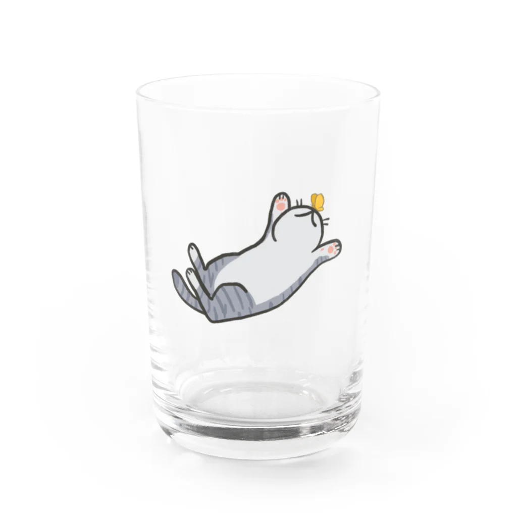 okome-komeのごろんごろん Water Glass :front