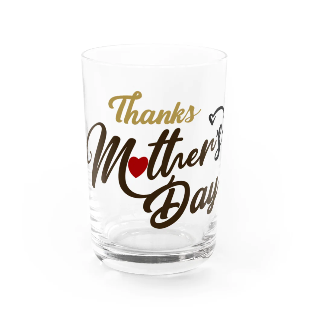 t-shirts-cafeのThanks Mother’s Day グラス前面