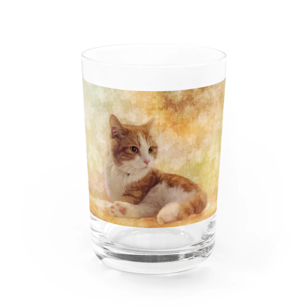 MUYU /  Animal ArtistのMemories with my pet ６ Water Glass :front