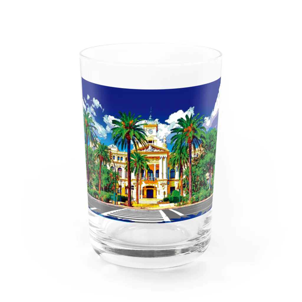 GALLERY misutawoのスペイン マラガの市庁舎 Water Glass :front