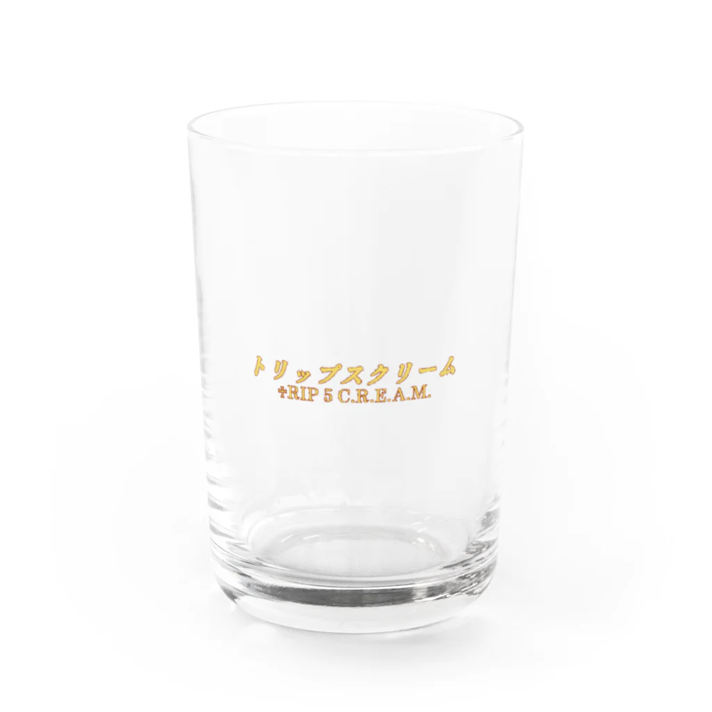 殺害エンターテインメントのトリップスクリームロゴグッズ Water Glass :front