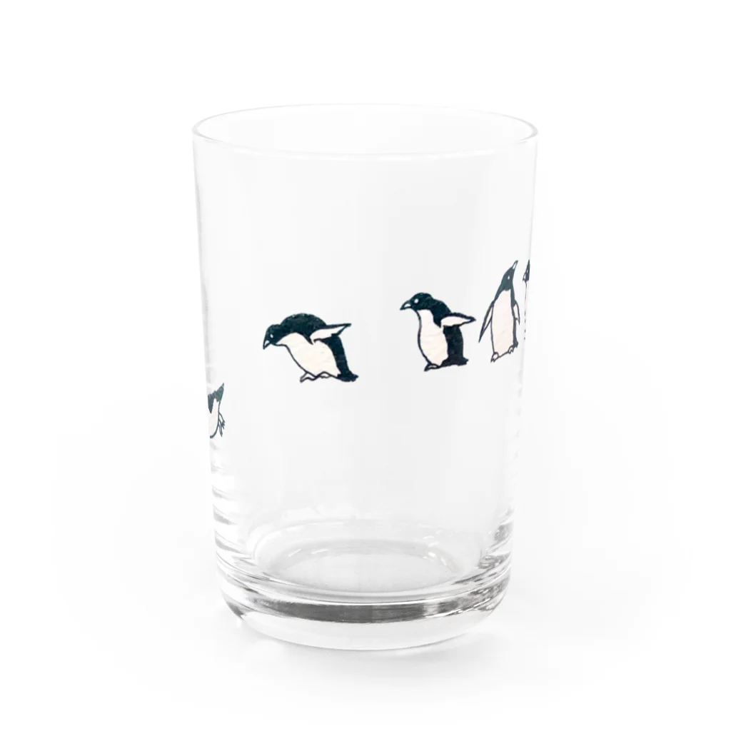 miyakemasayoのとびこみペンギン Water Glass :front