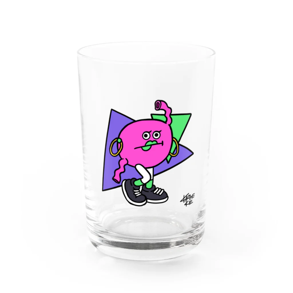 KAMENOCO SHOPのレトロポップ 胃のすけ Water Glass :front