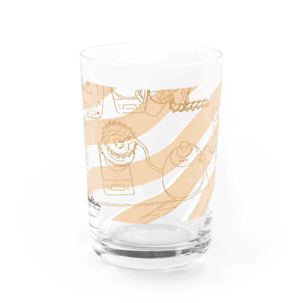 t.t._graphic_and...のおさむのハンドドリップ Water Glass :front