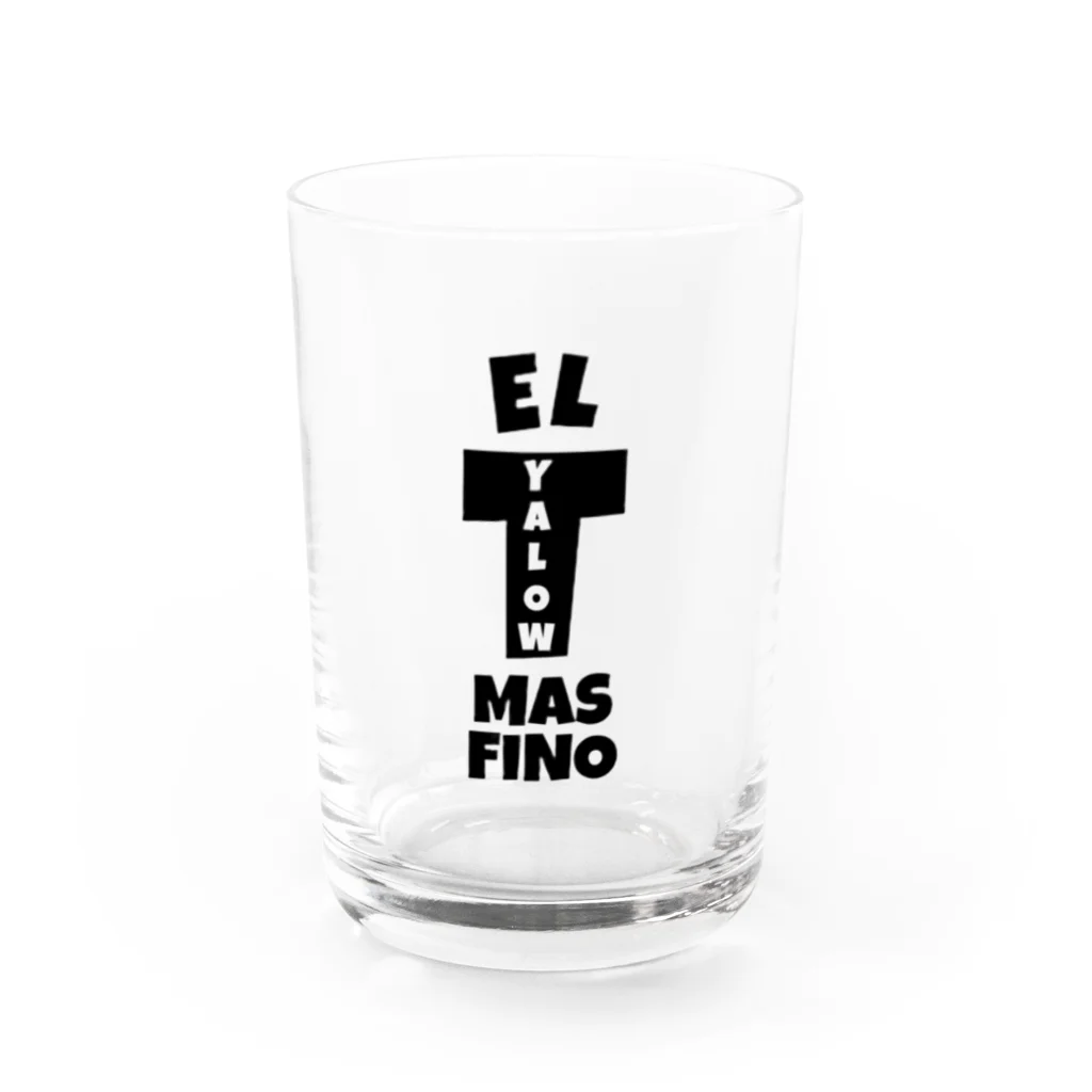 TACOSYALOW248laのEL T YALOW MASFINO Water Glass :front