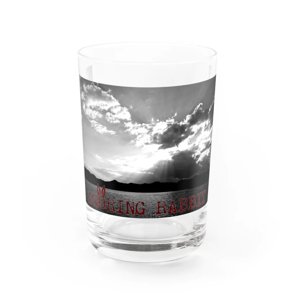 SNORING RABBIT × SNORING ORCAのscene 05　mono Water Glass :front