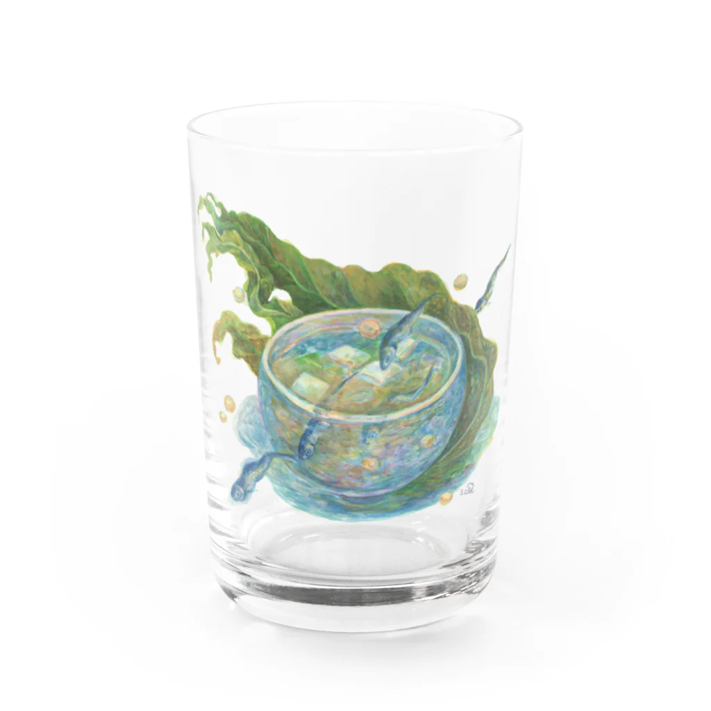 放課後屋のみそしる Water Glass :front