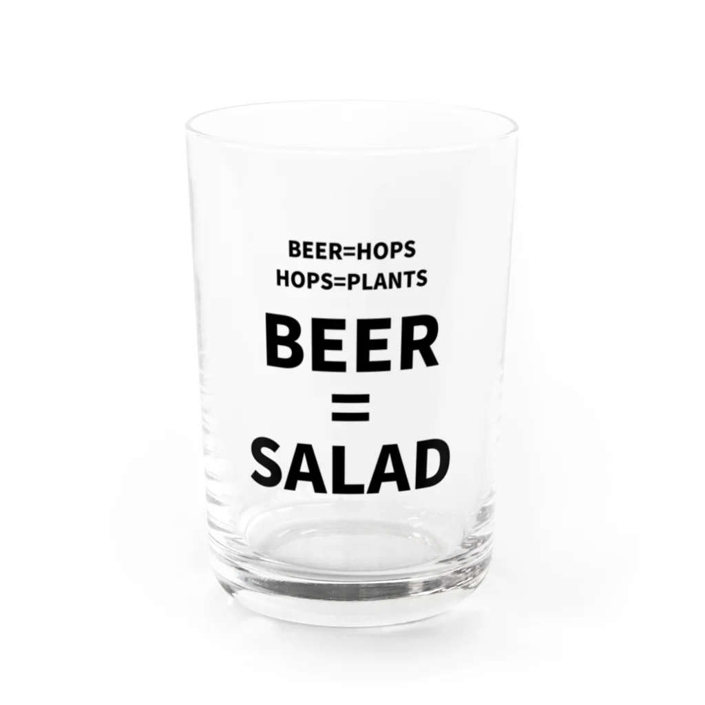 BEER=SALADのBEER=SALAD グラス前面