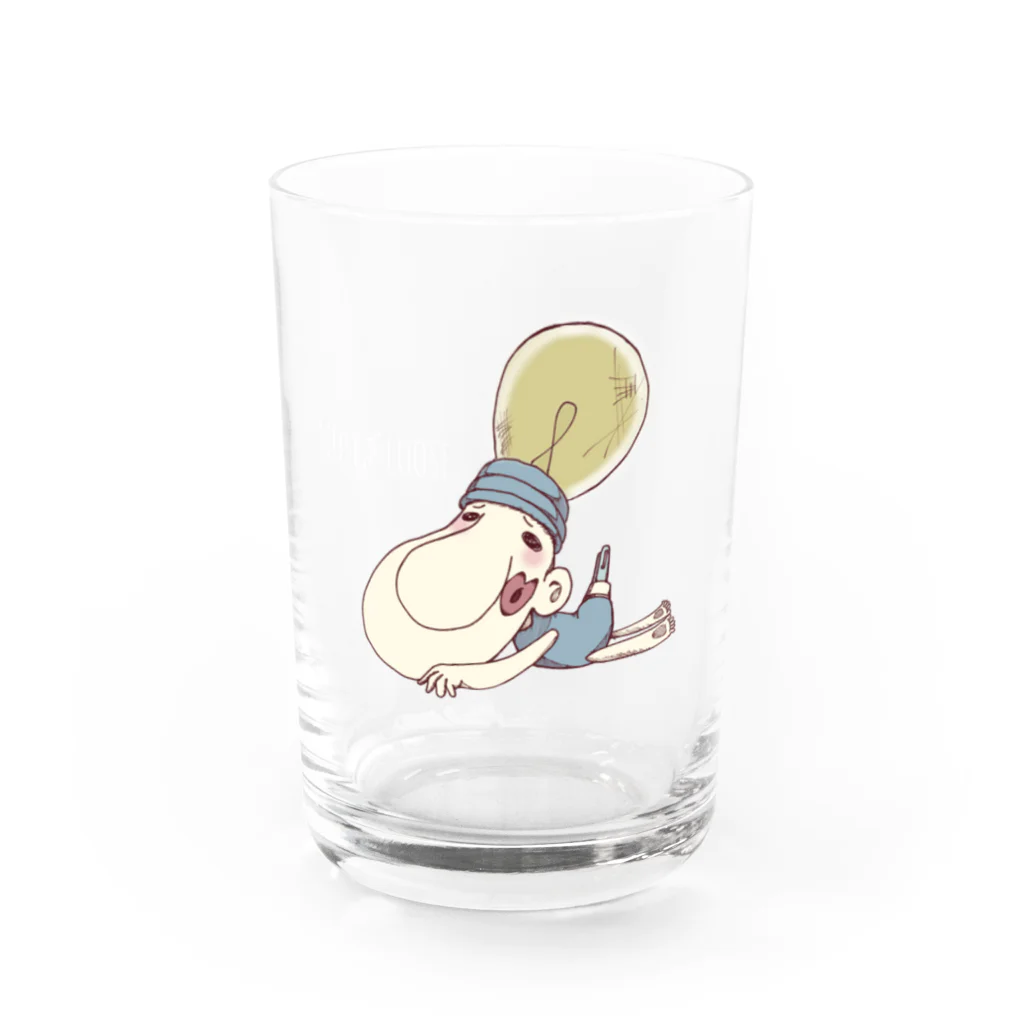 NOSE LOOSEの電球ゆるはなぁ Water Glass :front