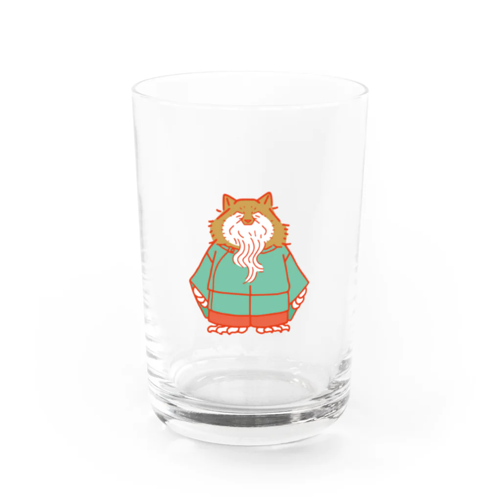 higashinoyamaの山口霊神　隠神刑部狸（たぬき） Water Glass :front