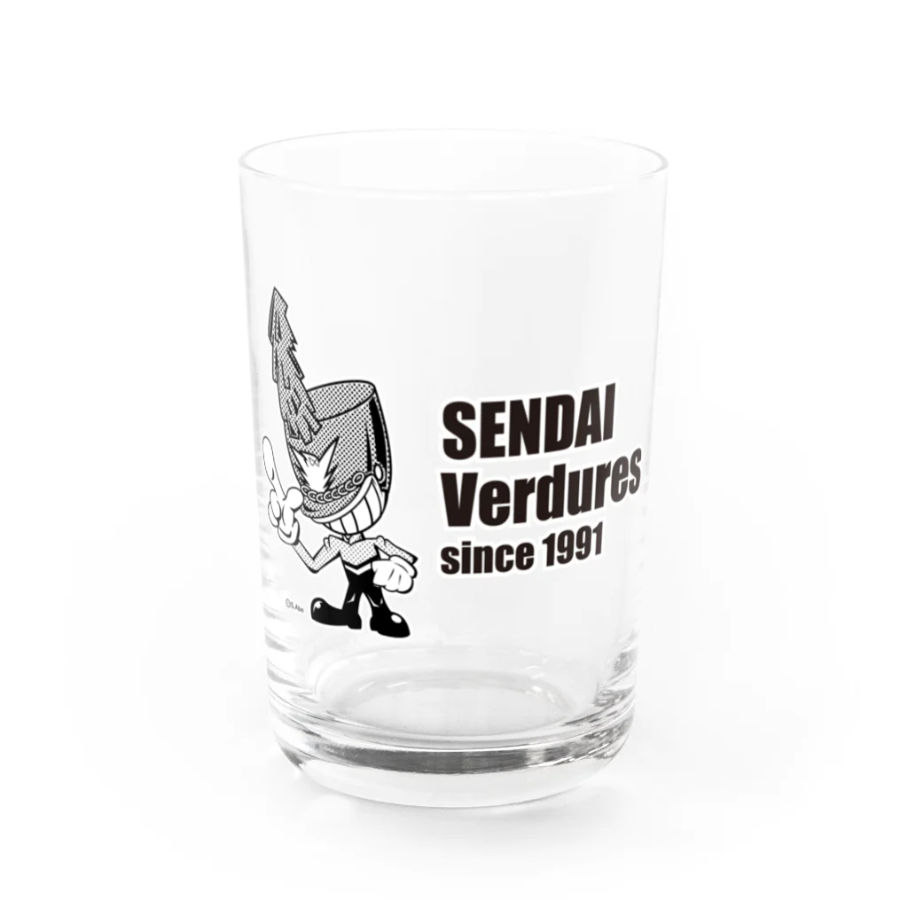 SENDAI Verduresのばでゅ君（モノクロ） Water Glass :front