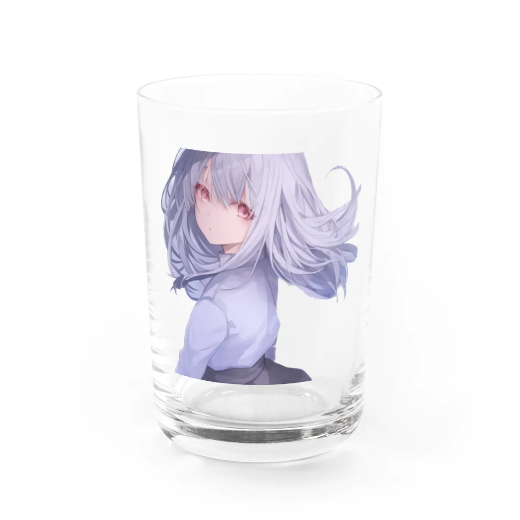 あんにゅあーじゅの白髪の少女 Water Glass :front