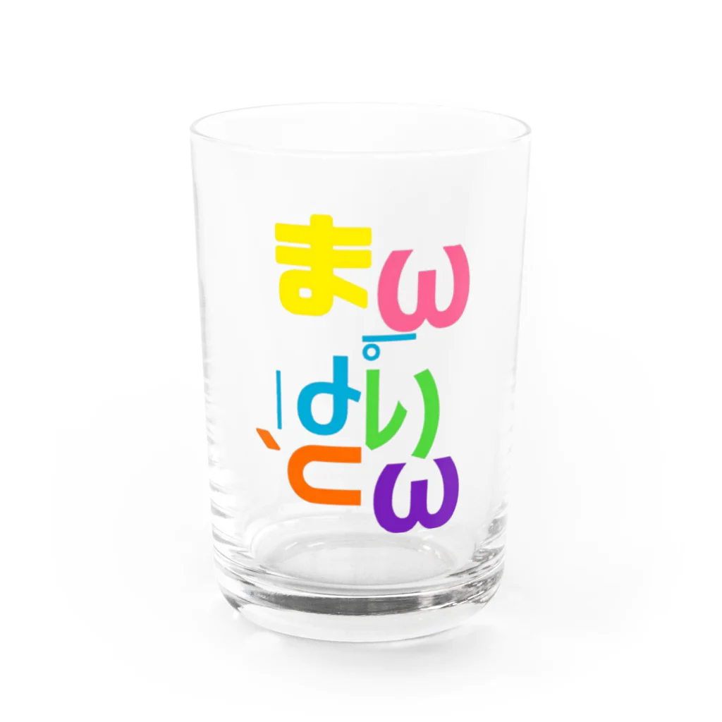 まんぱりとんのまんぱりとん Water Glass :front