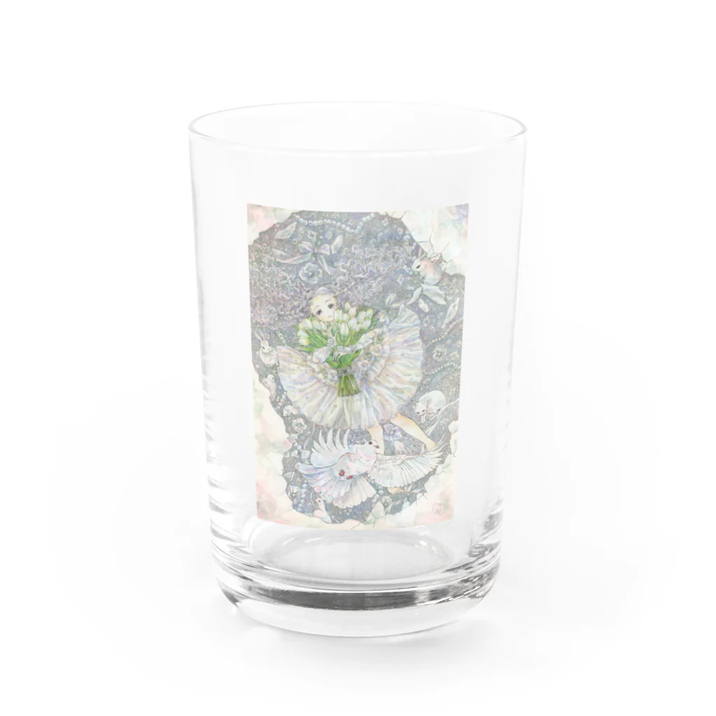 放課後屋の白 Water Glass :front