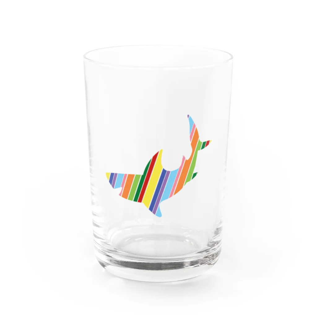 Ms shopのniji shark Water Glass :front