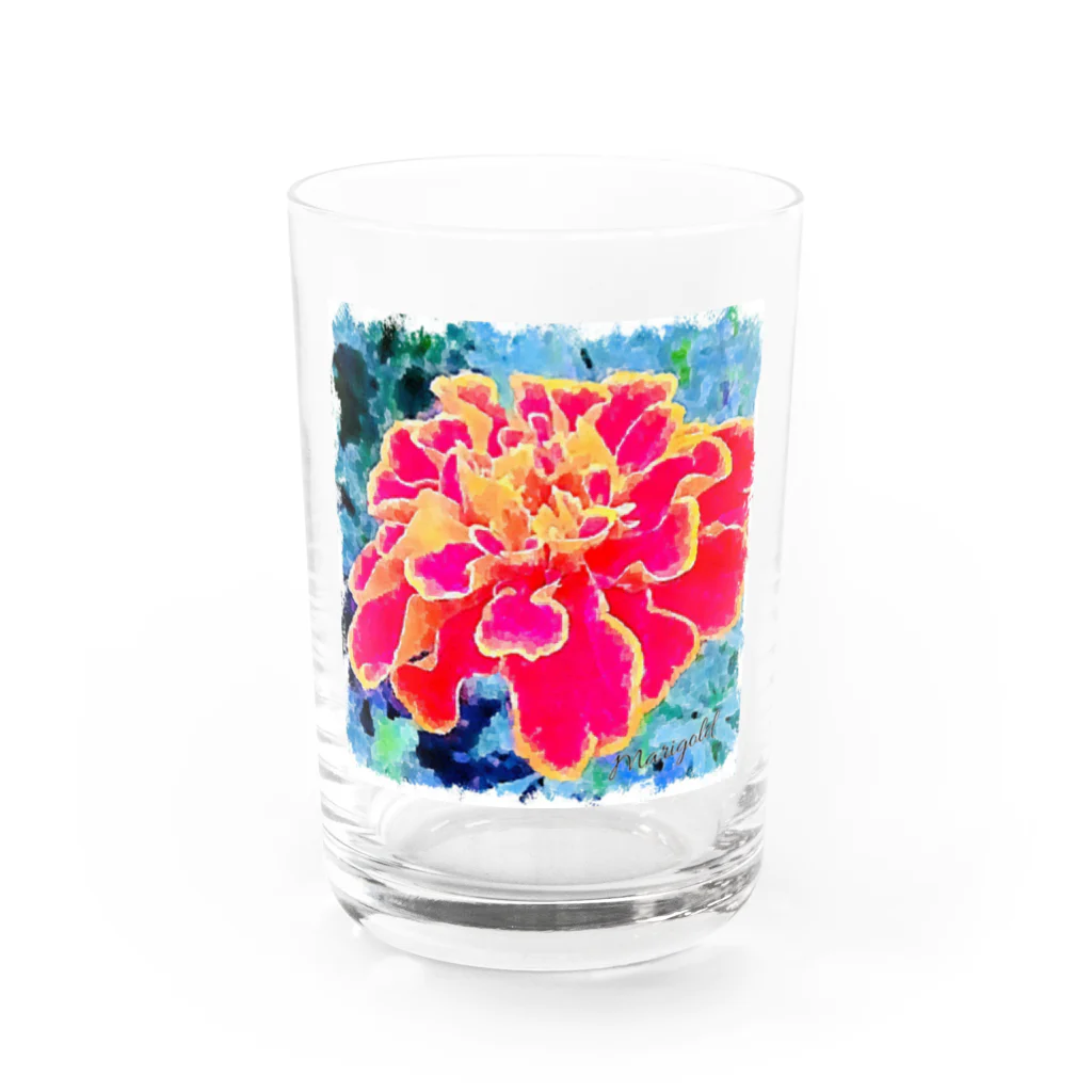 kazeou（風王）のMarigold(アプリ加工) Water Glass :front