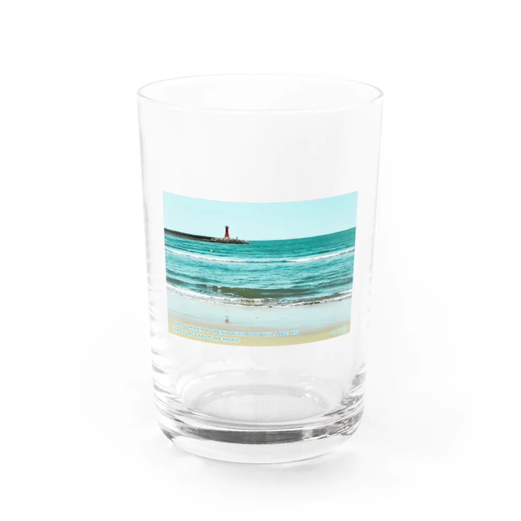 Riyo's picturesのサマータイム Water Glass :front