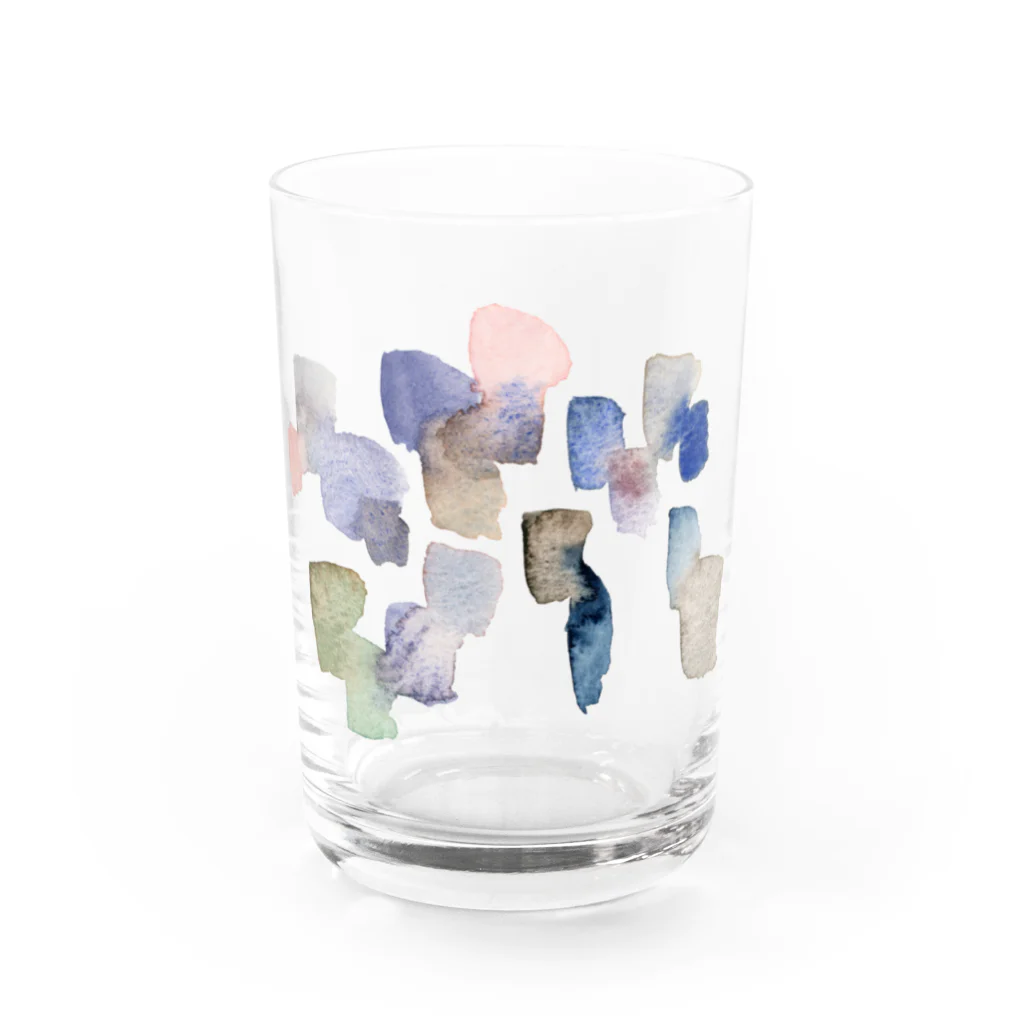 c5watercolorの水彩ペイント・くすみ系ニュアンスカラー Water Glass :front
