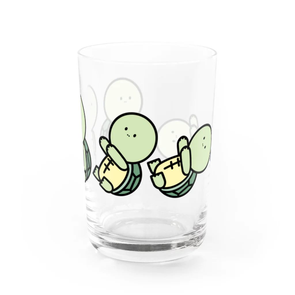 toriのかめ辞めたい Water Glass :front