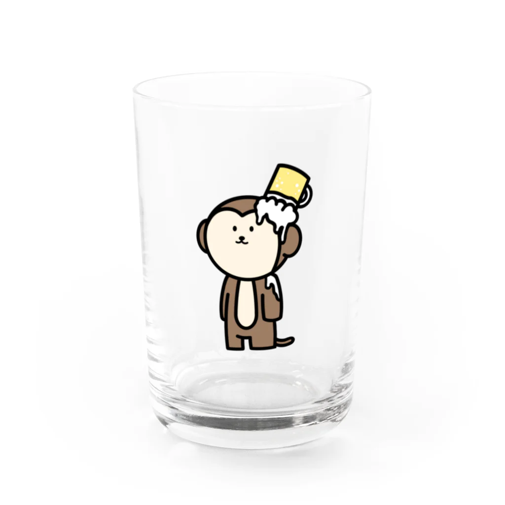 toriのさる辞めたい Water Glass :front