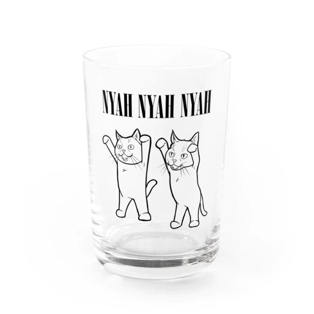 TAKE-TONのNYAH NYAH NYAH Water Glass :front