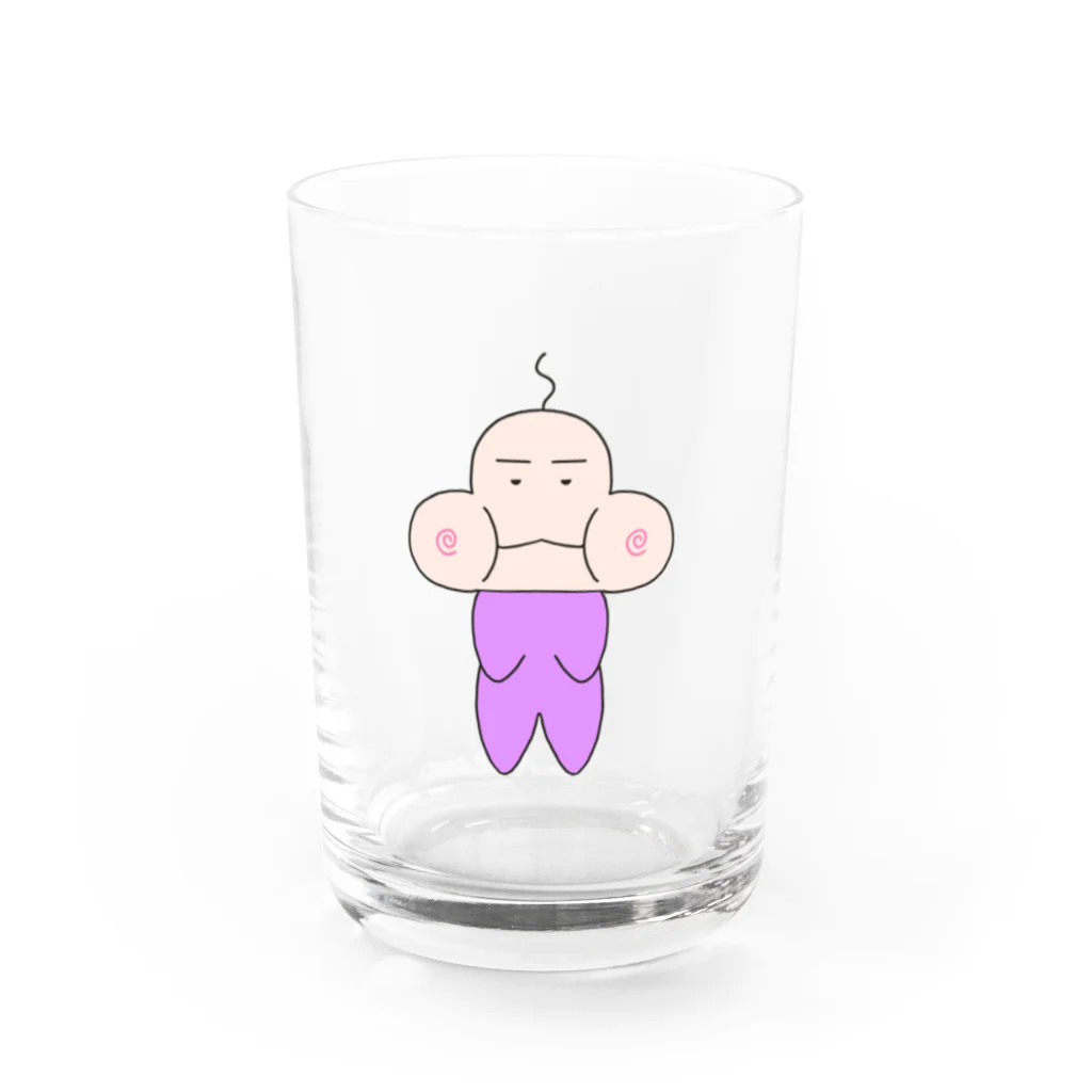 ぷくおしょっぷのダルぷく Water Glass :front