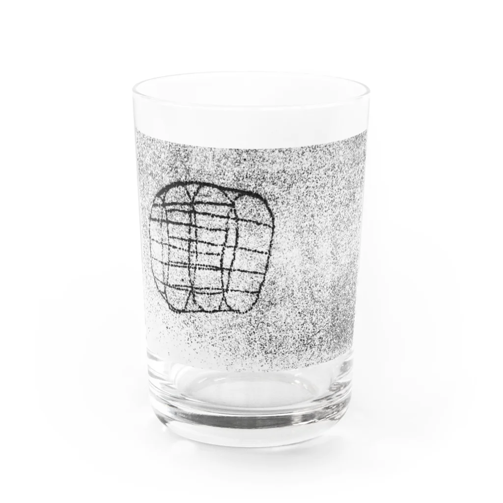 はやかわの3本足のスキップ#008 Water Glass :front