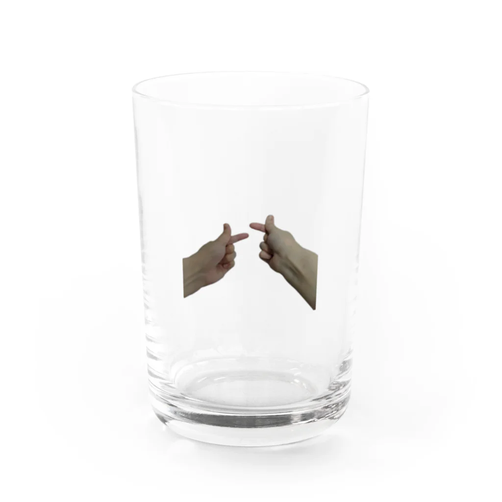 まっつんの僕のおてて Water Glass :front