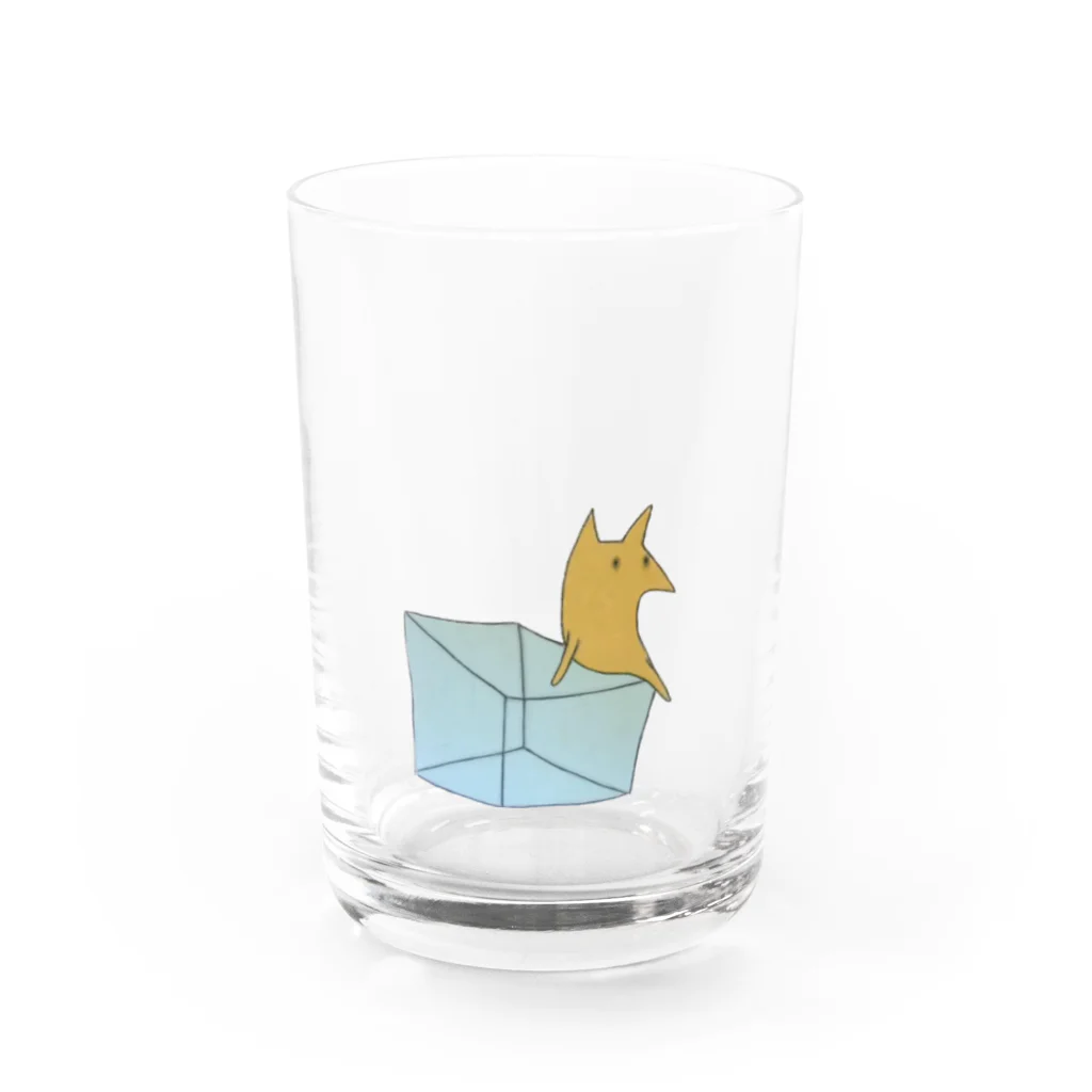 あいちぃ百貨店のトロールの憂鬱シリーズ Water Glass :front