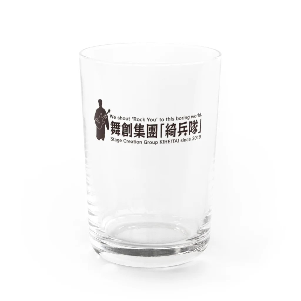 舞創集團 綺兵隊の綺兵隊ロゴ Water Glass :front