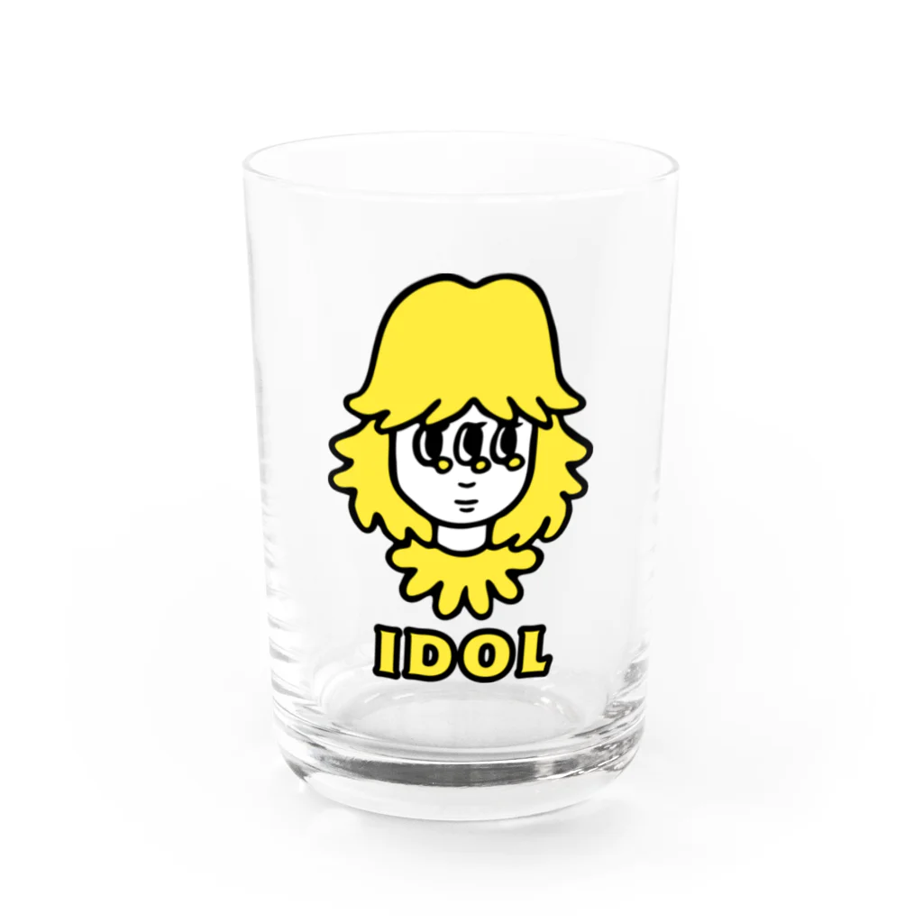 kyorome shopのアイドルイエロー Water Glass :front