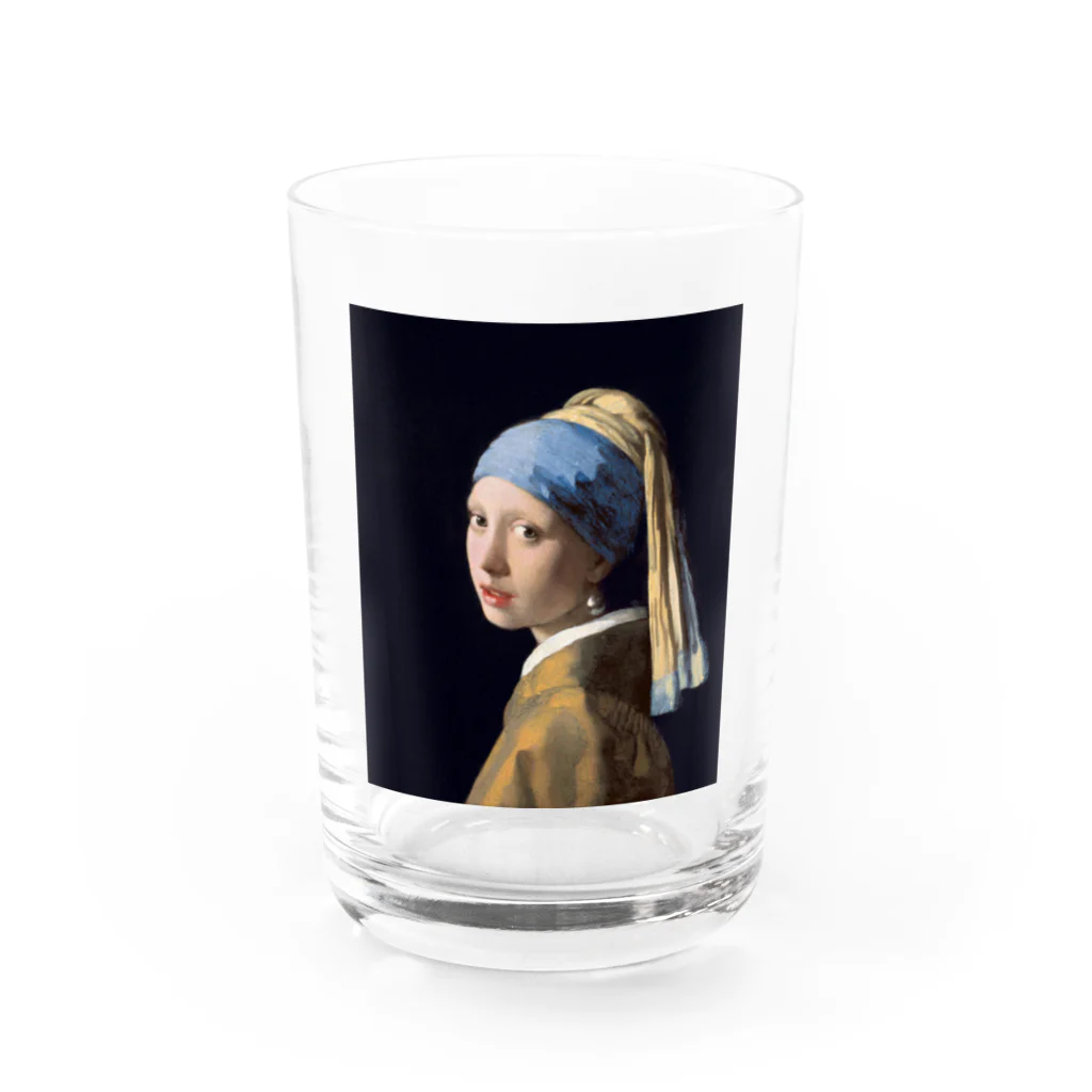 世界美術商店の真珠の耳飾りの少女 / Girl with a Pearl Earring グラス前面