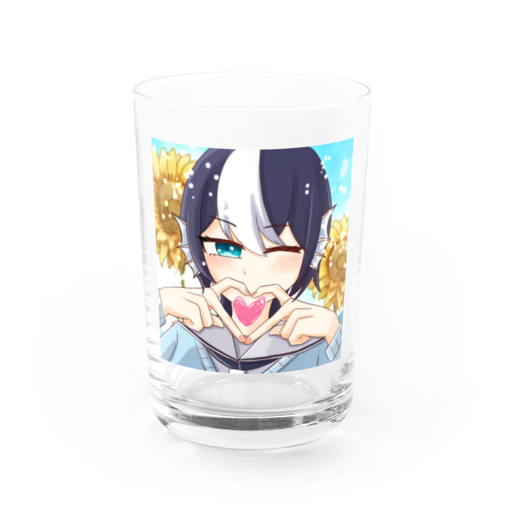 おるはぴしんかいぎょてんのおるはぴSummer Water Glass :front