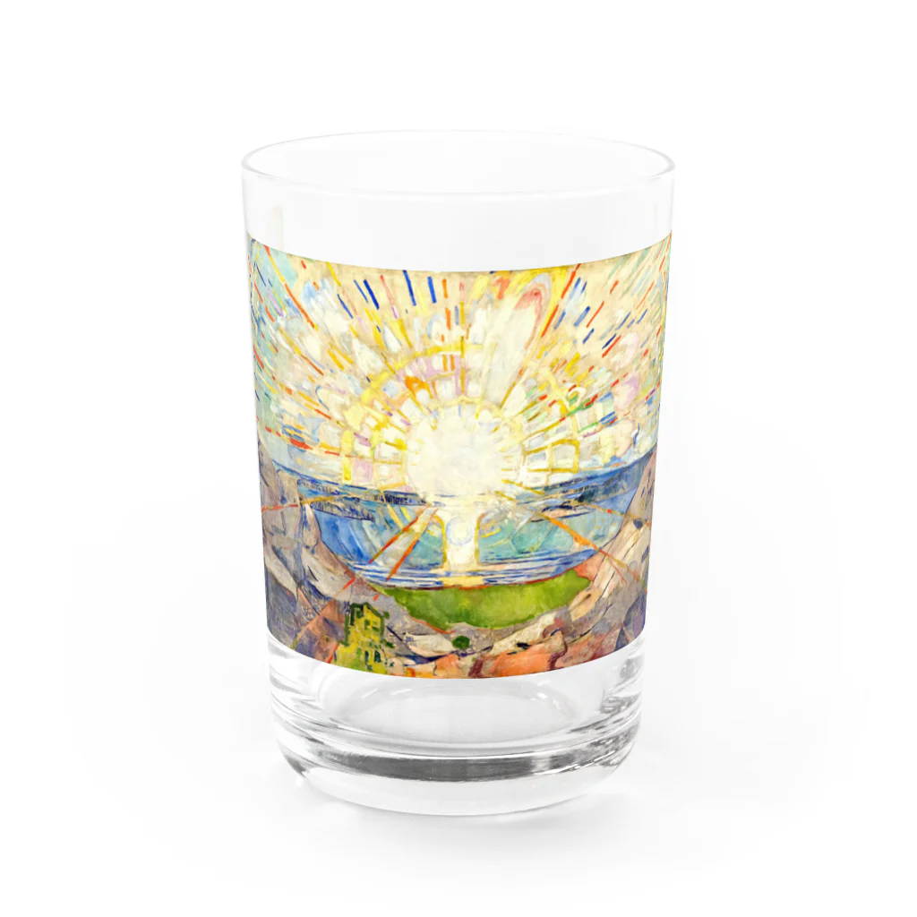 世界美術商店の太陽 / The Sun Water Glass :front