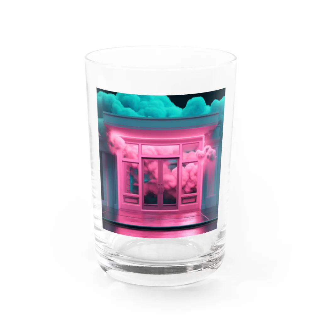 NEON CITYのネオンシティシリーズ コットンキャンディ / Cotton Candy Water Glass :front