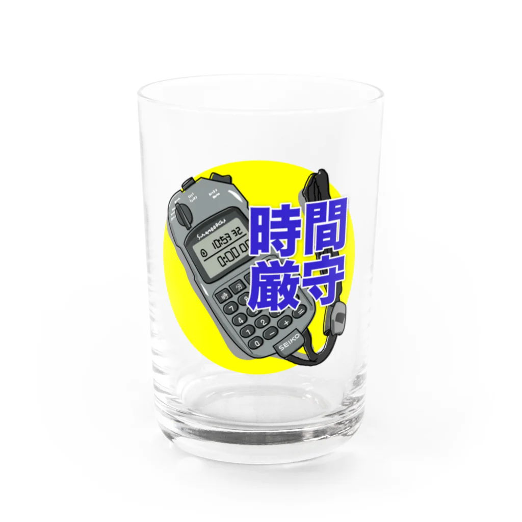 ラジオディレクターりかちゃんの時間厳守！ Water Glass :front