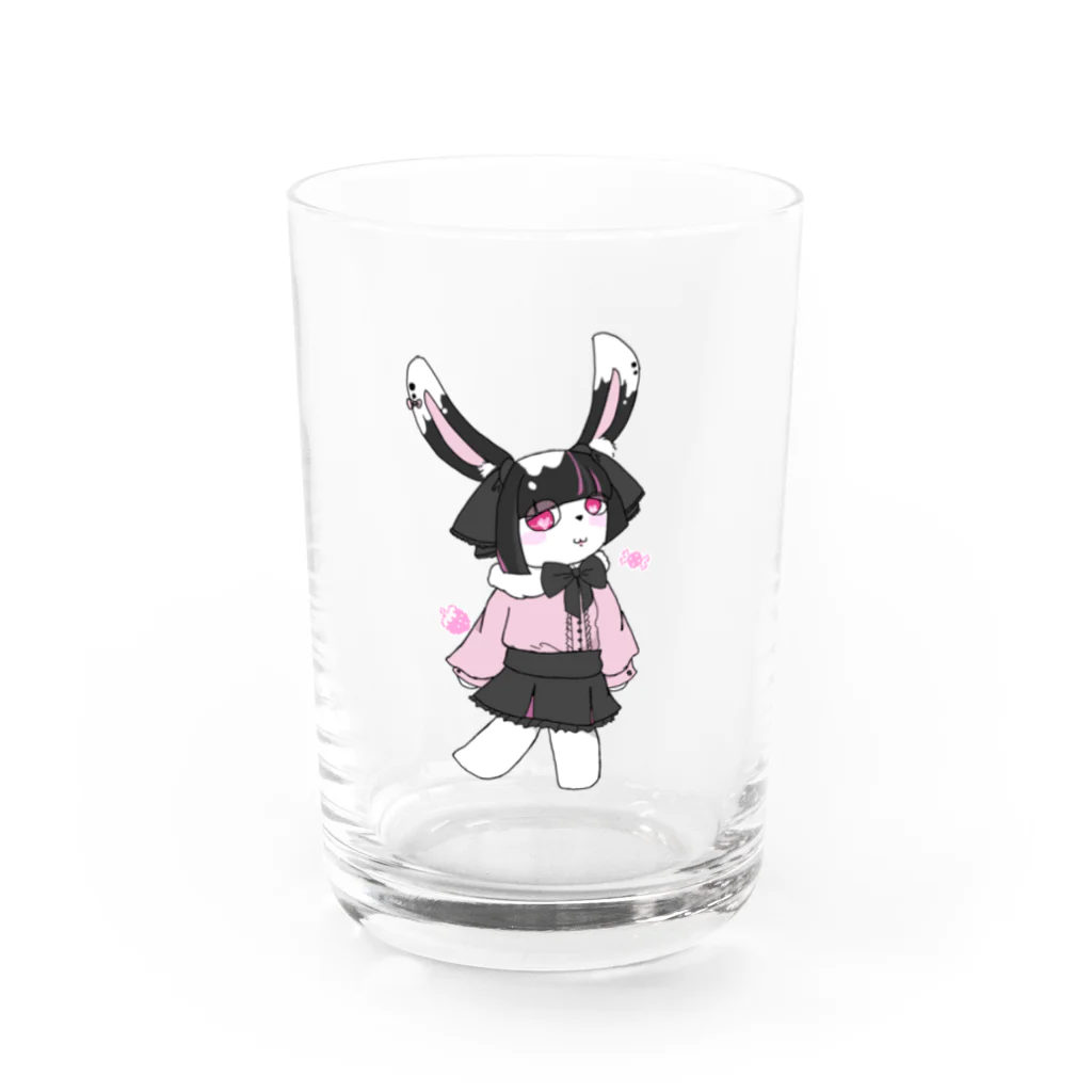 ねこしっぽ。の🍓ちゃん Water Glass :front