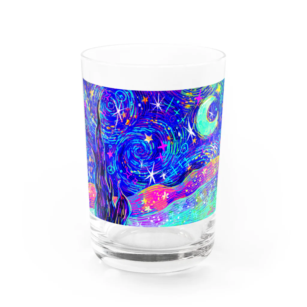 音乃葉あいかのきらきら星月夜 Water Glass :front