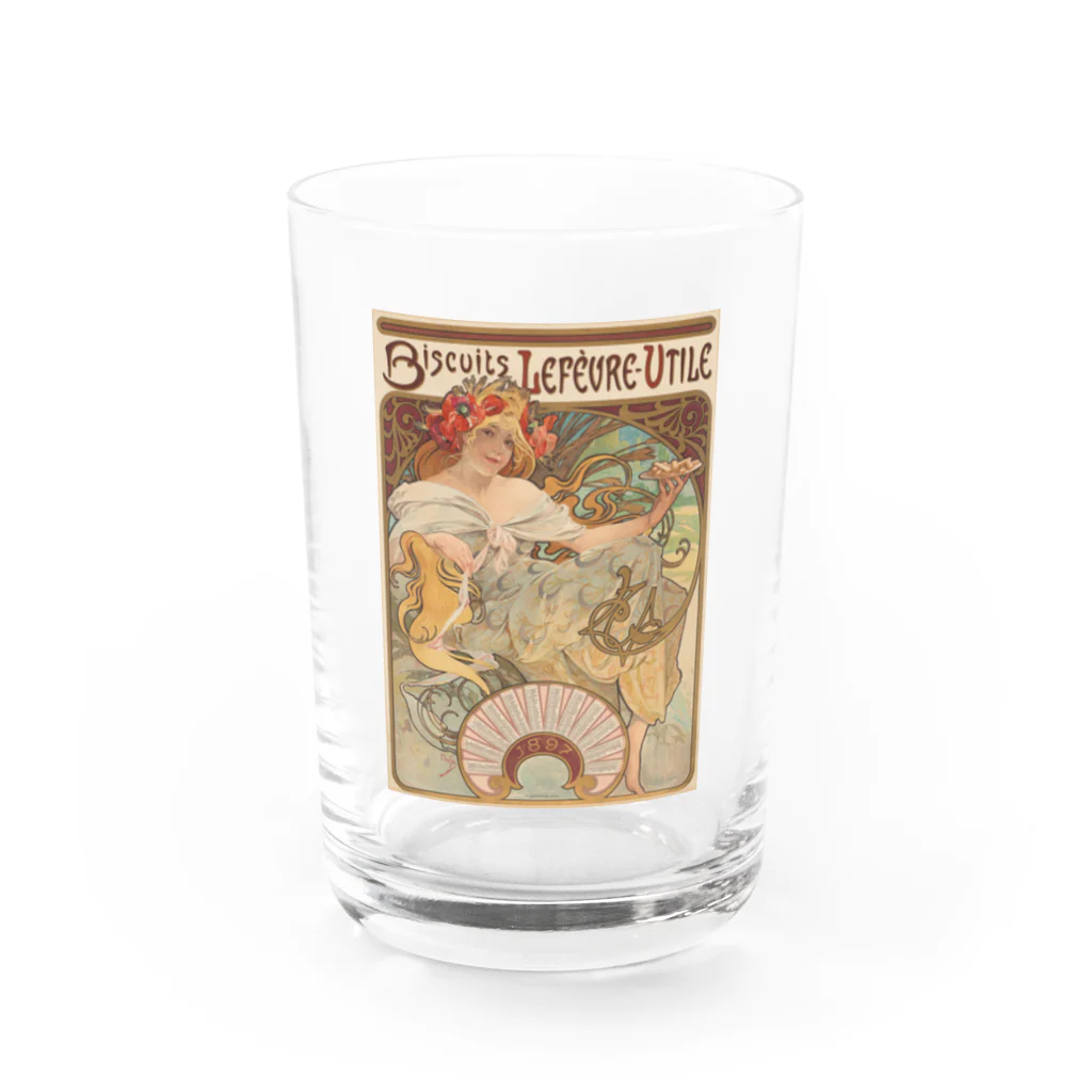 世界美術商店のルフェーヴル=ユティル・ビスケット / Biscuits Lefèvre-Utile Water Glass :front