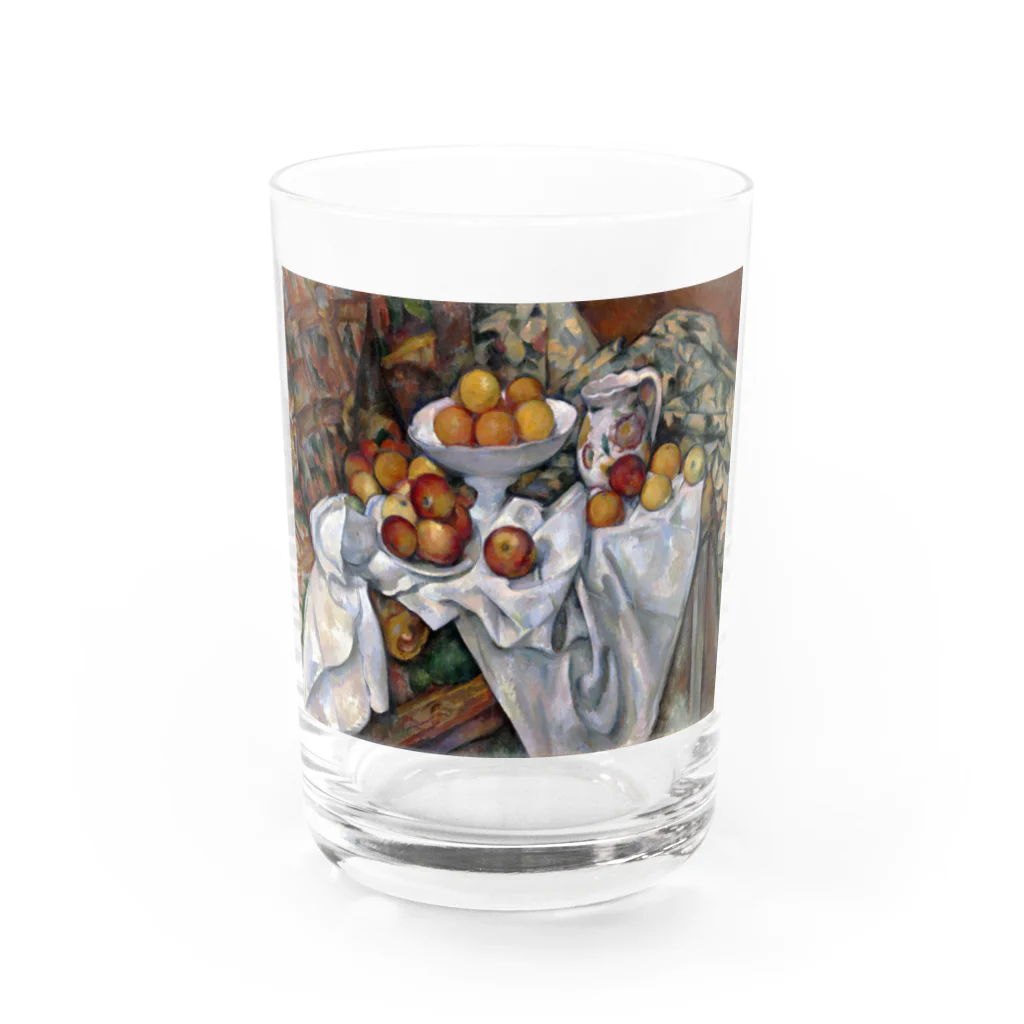 世界美術商店のリンゴとオレンジ / Apples and Oranges Water Glass :front