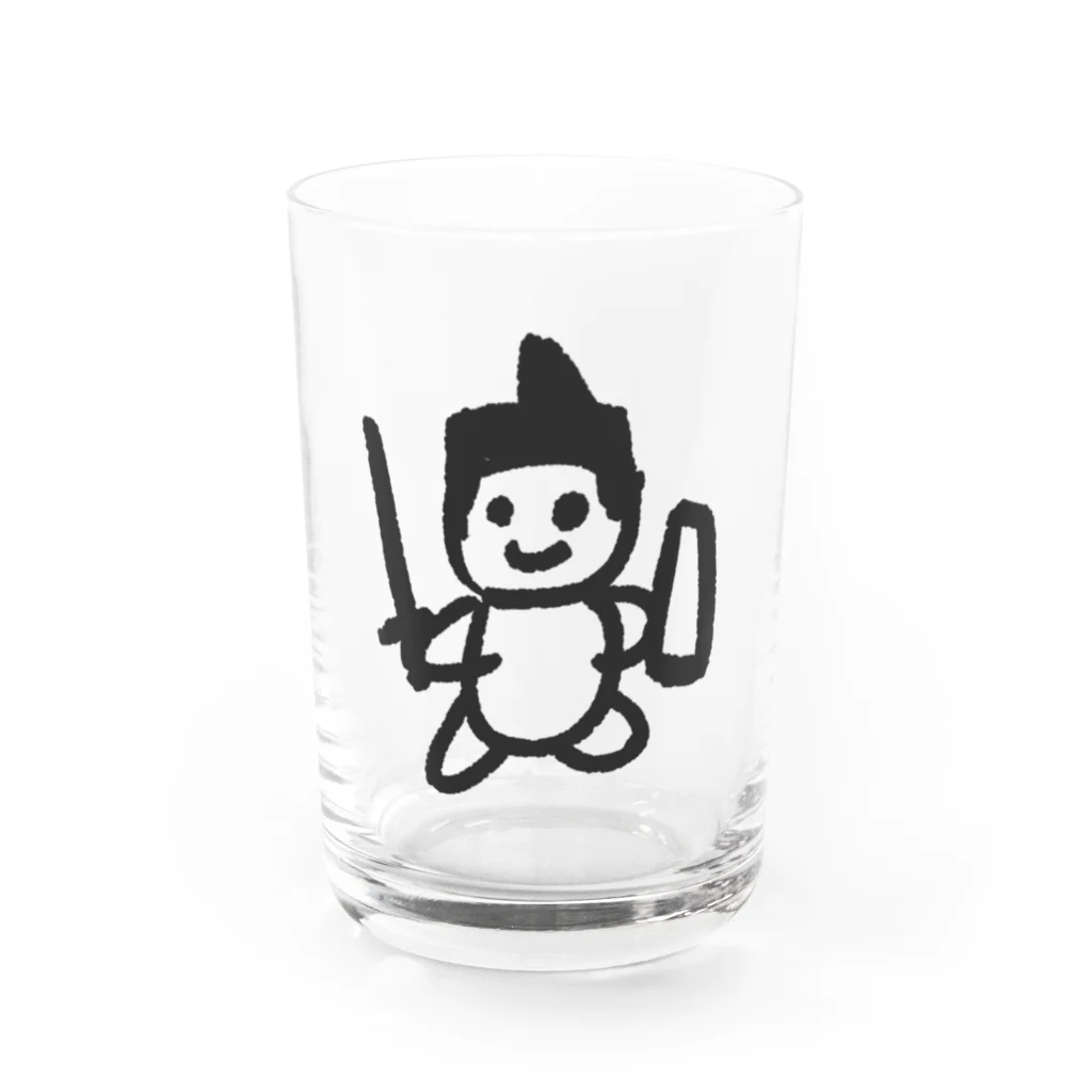 chicodeza by suzuriのただのゆうしゃ Water Glass :front