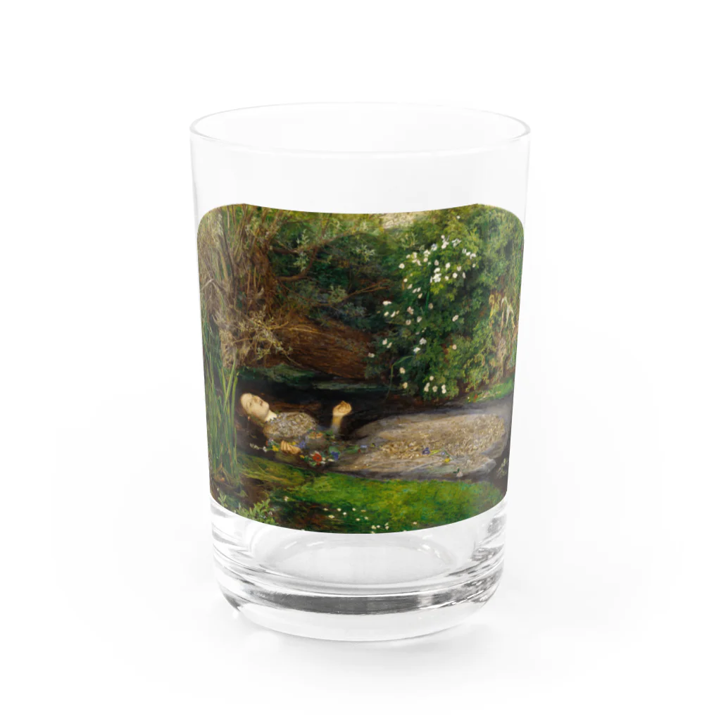 世界美術商店のオフィーリア / Ophelia Water Glass :front