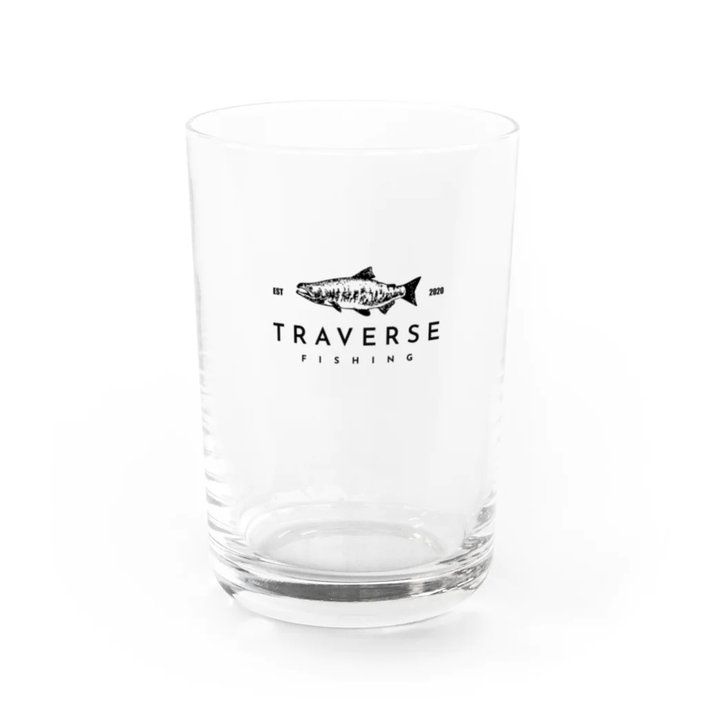 TRAVERSE FISHINGのTRAVERSE_FISING_NEW_LOGO グラス前面