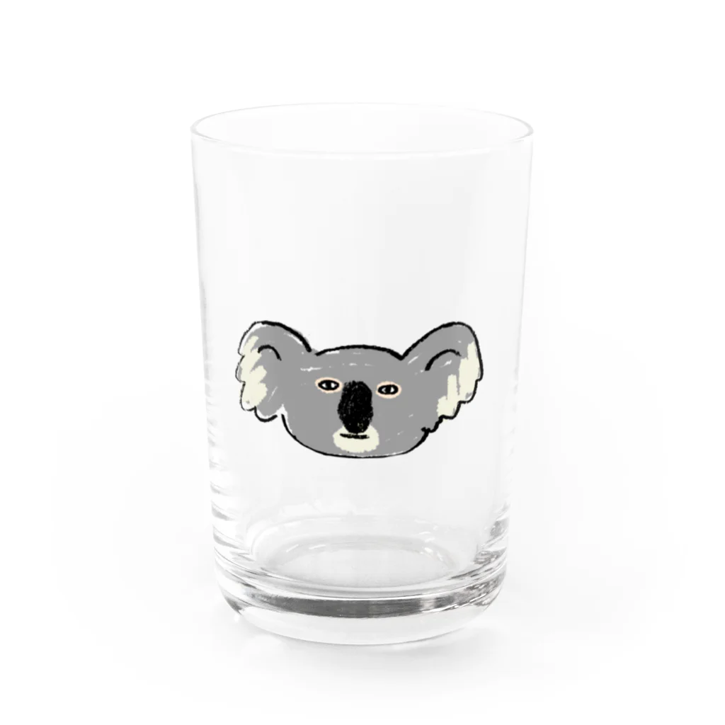 ヒナタの無気力コアラ Water Glass :front