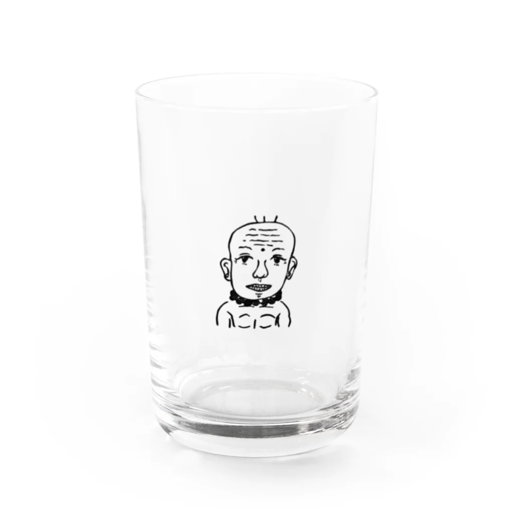 さくちゃんのおみせのえっちゃん Water Glass :front