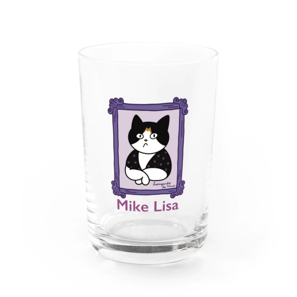 Metime Designs ☆ みぃたいむデザインのMike Lisa ☆彡みけリサ 〈カラー〉 Water Glass :front