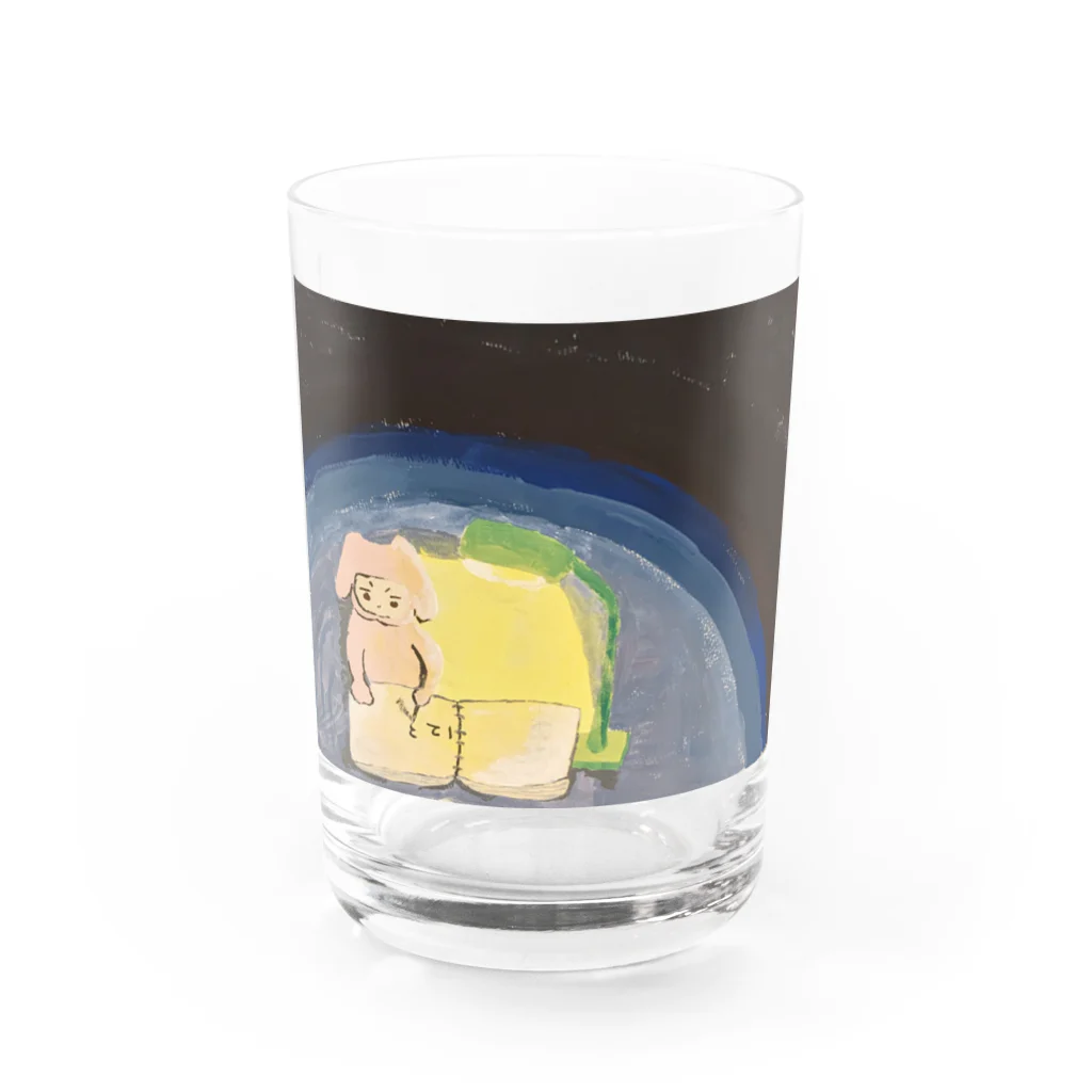 shiwon art worksの徹夜 Water Glass :front