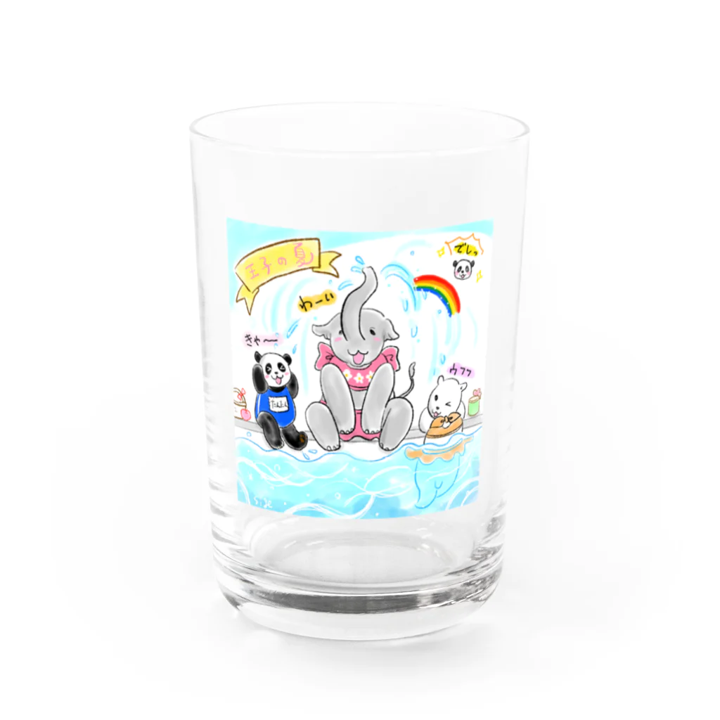 sigepandaの王子婦人会グッズ Water Glass :front