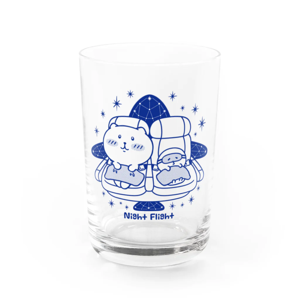 pinholeの夜間飛行☆グッズ Water Glass :front